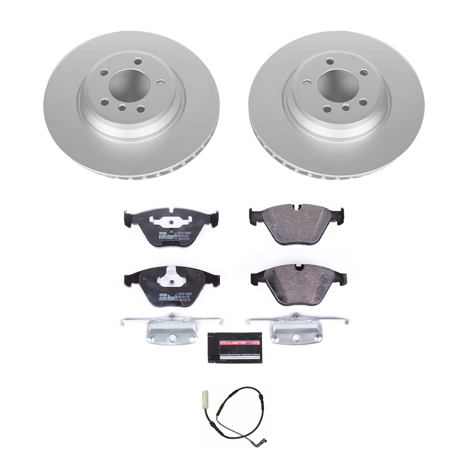 Power Stop - ESK5281A - Front - Disc Brake Pad and Rotor Kit