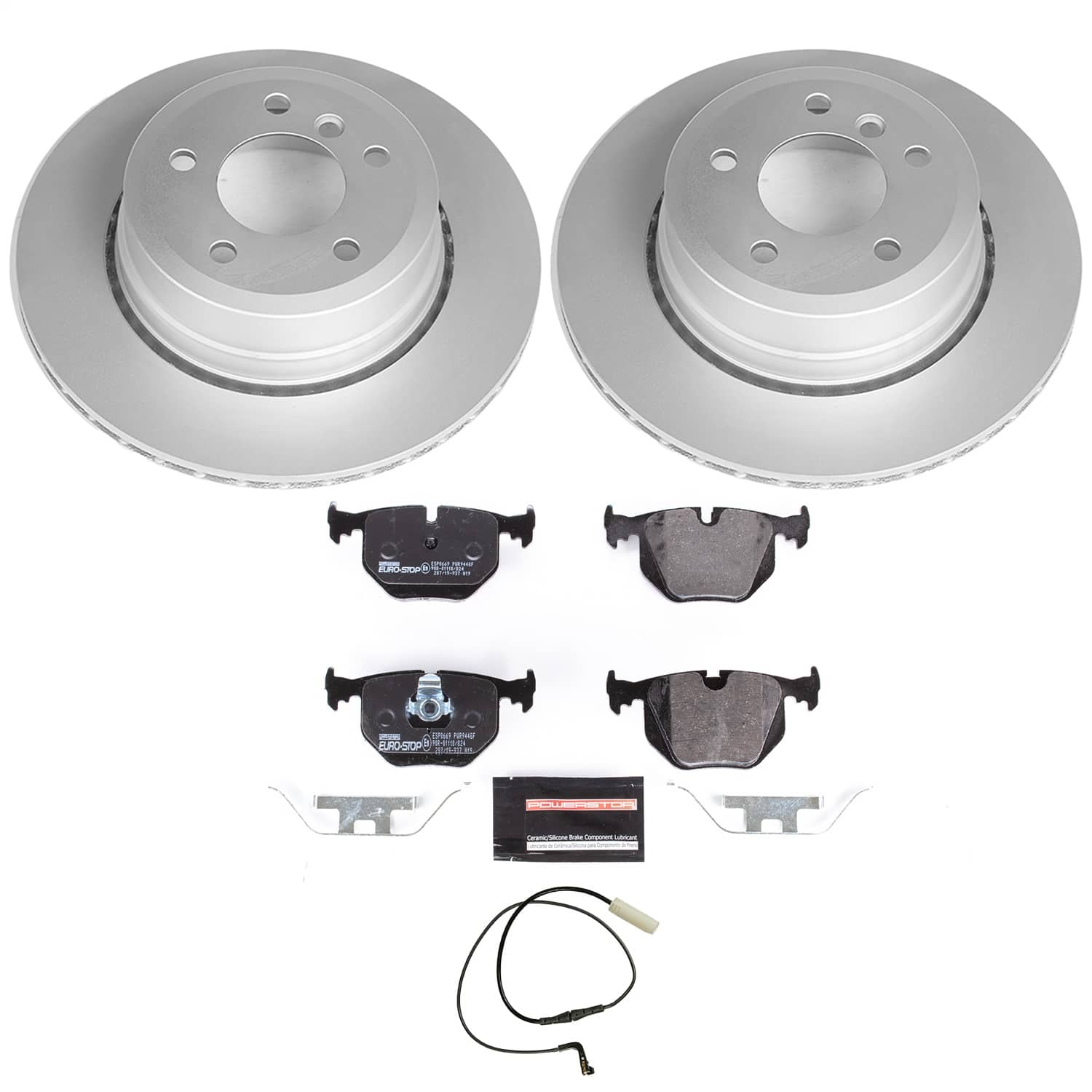 Power Stop - ESK5492 - Rear - Disc Brake Pad and Rotor Kit