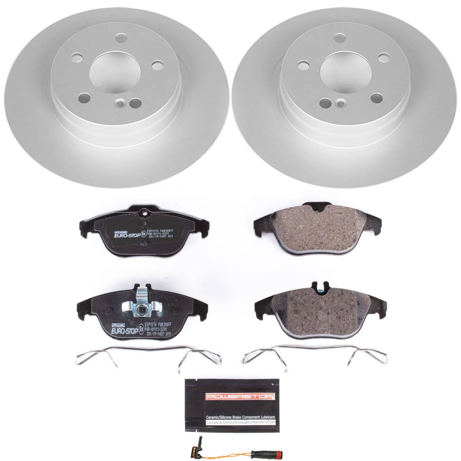 Power Stop - ESK5625 - Rear - Disc Brake Pad and Rotor Kit
