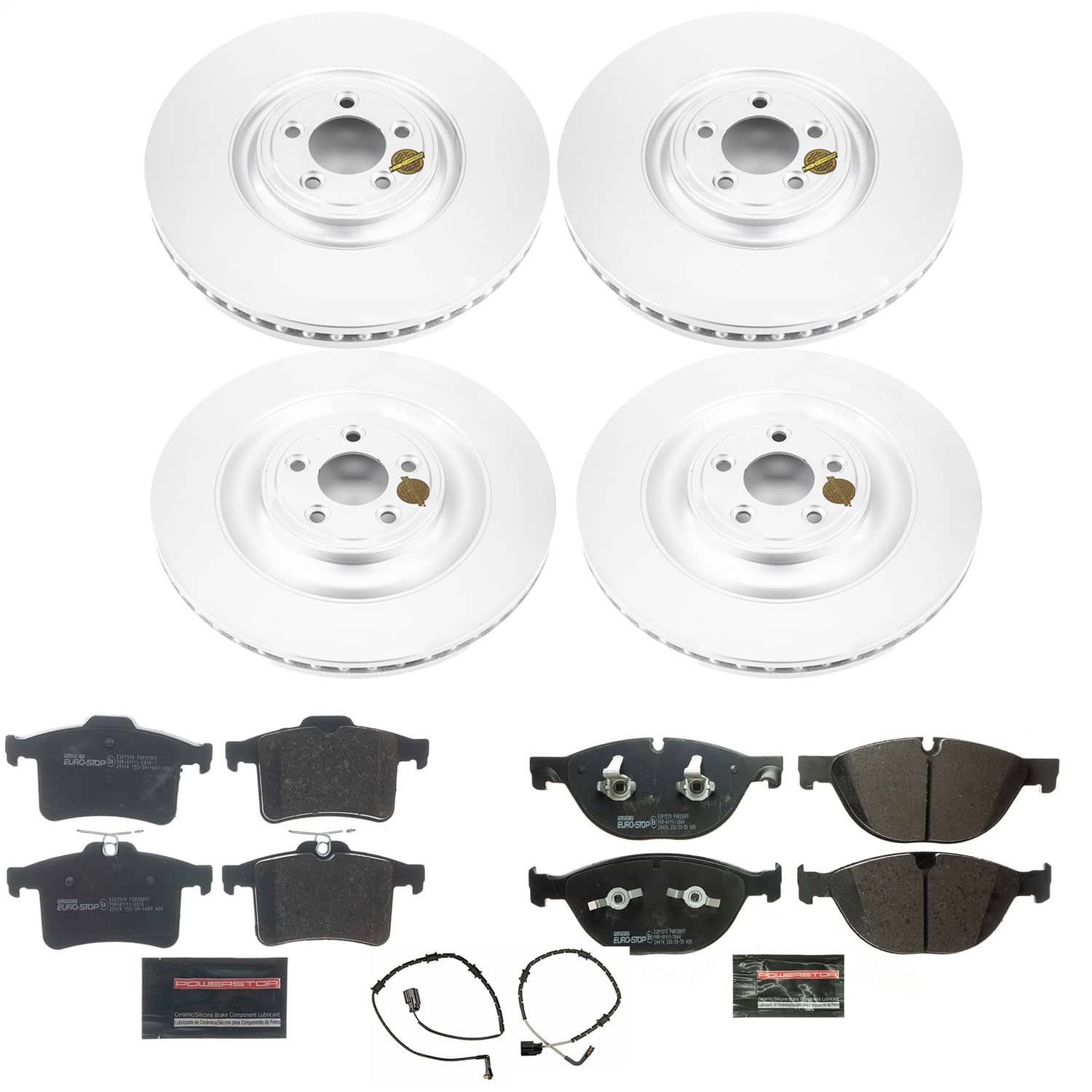 Power Stop - ESK5648 - Front and Rear - Disc Brake Pad and Rotor Kit
