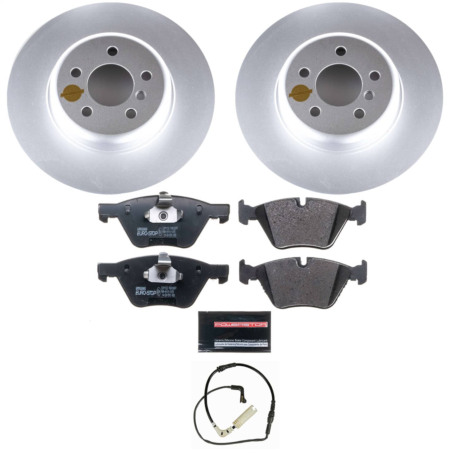 Power Stop - ESK5694 - Rear - Disc Brake Pad and Rotor Kit