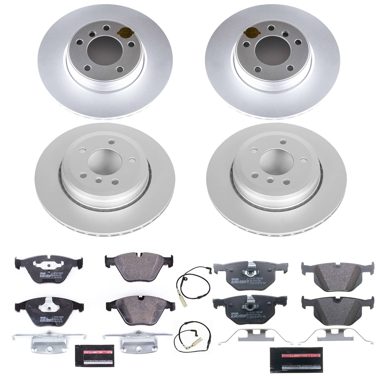 Power Stop - ESK5765 - Front and Rear - Disc Brake Pad and Rotor Kit