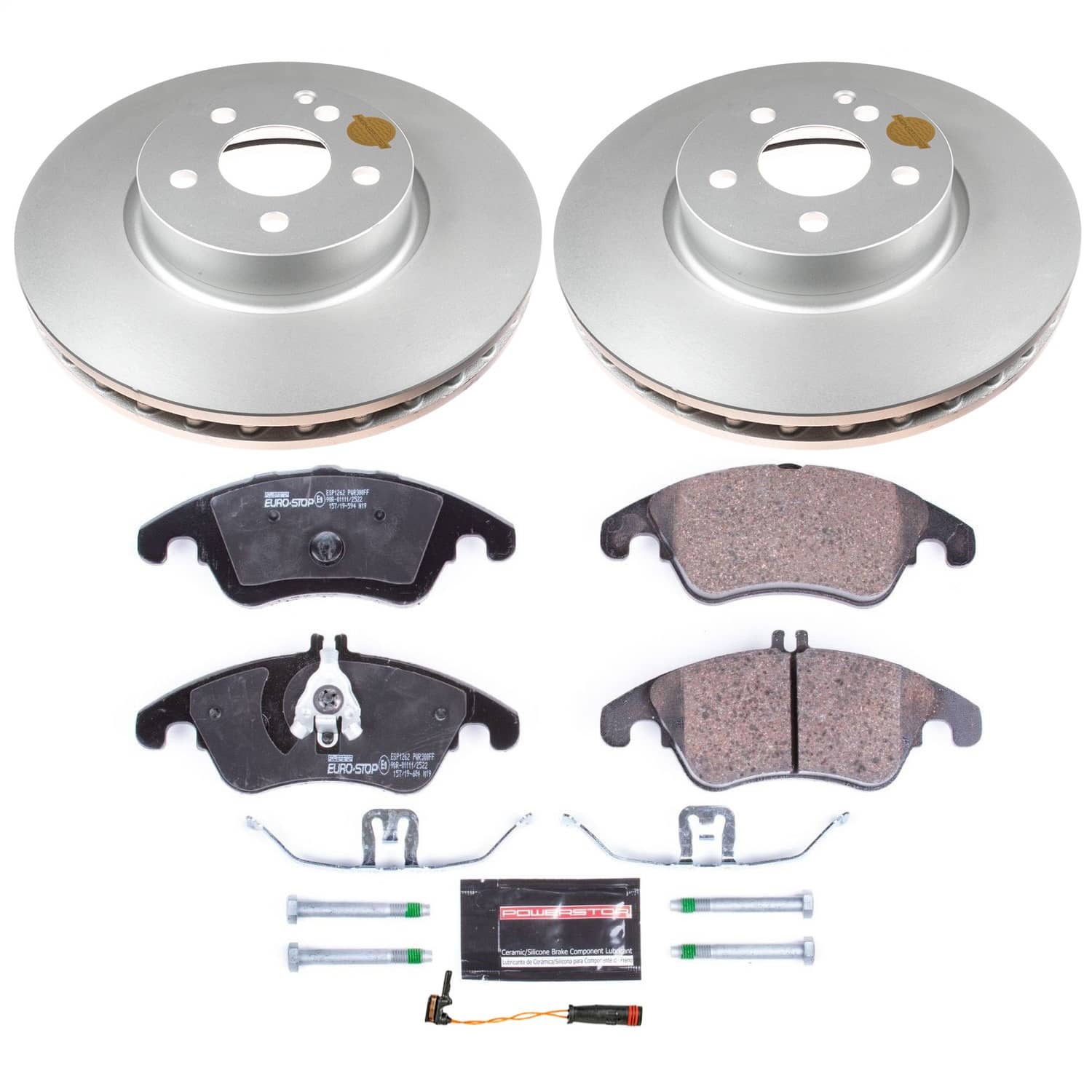 Power Stop - ESK5792 - Front - Disc Brake Pad and Rotor Kit