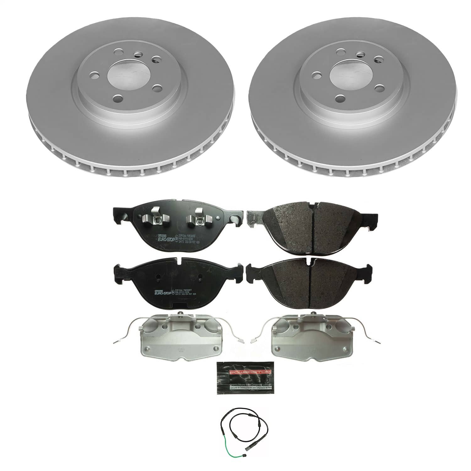 Power Stop - ESK6009 - Front - Disc Brake Pad and Rotor Kit
