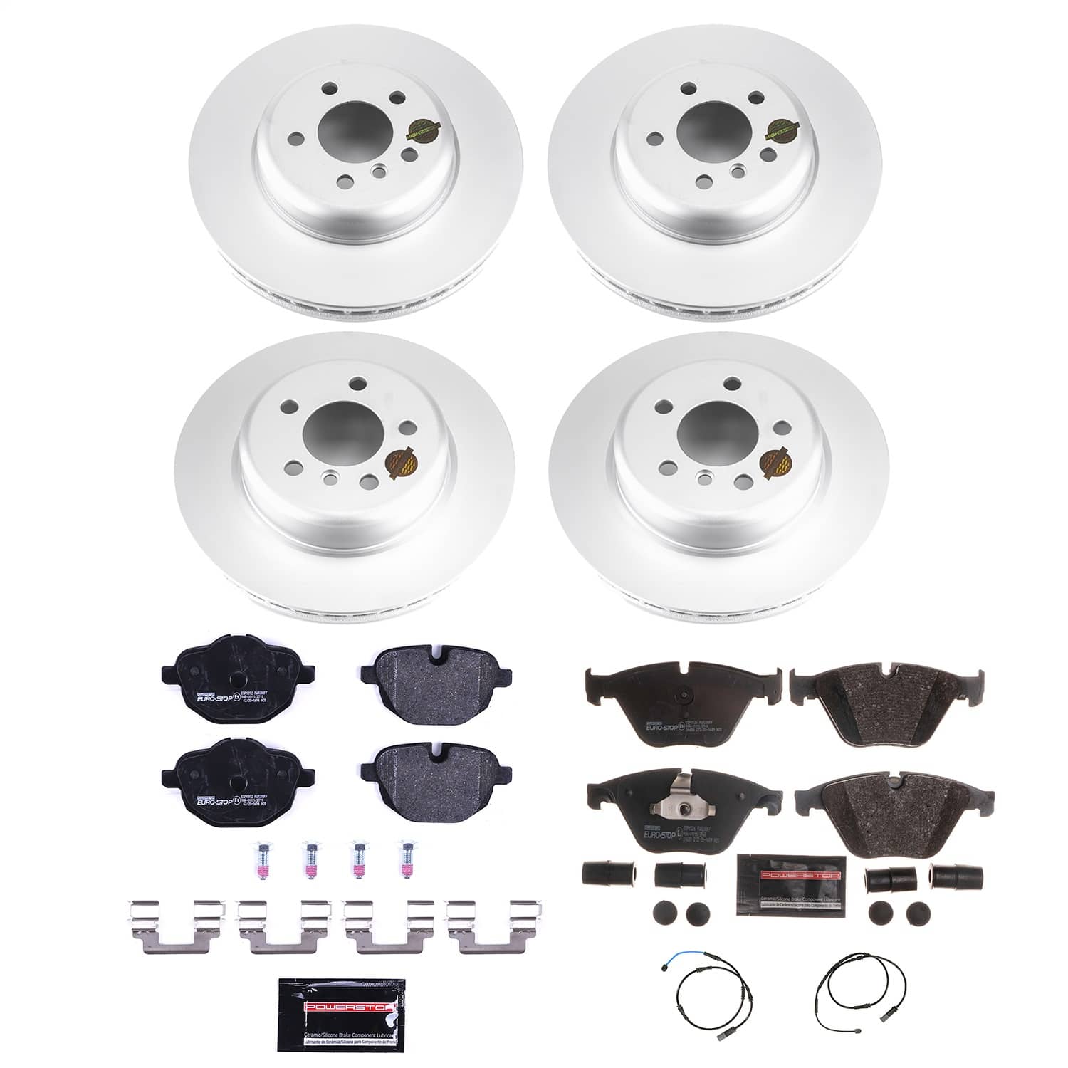 Power Stop - ESK6023 - Front and Rear - Disc Brake Pad and Rotor Kit