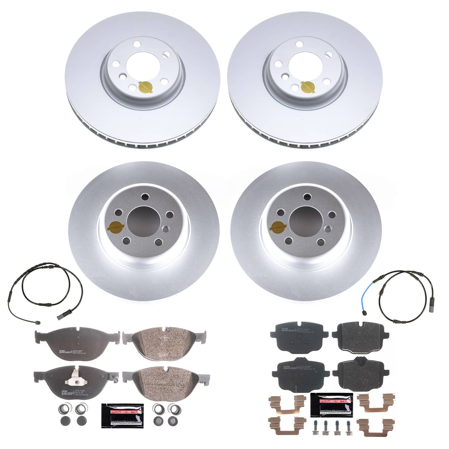 Power Stop - ESK6029 - Front and Rear - Disc Brake Pad and Rotor Kit