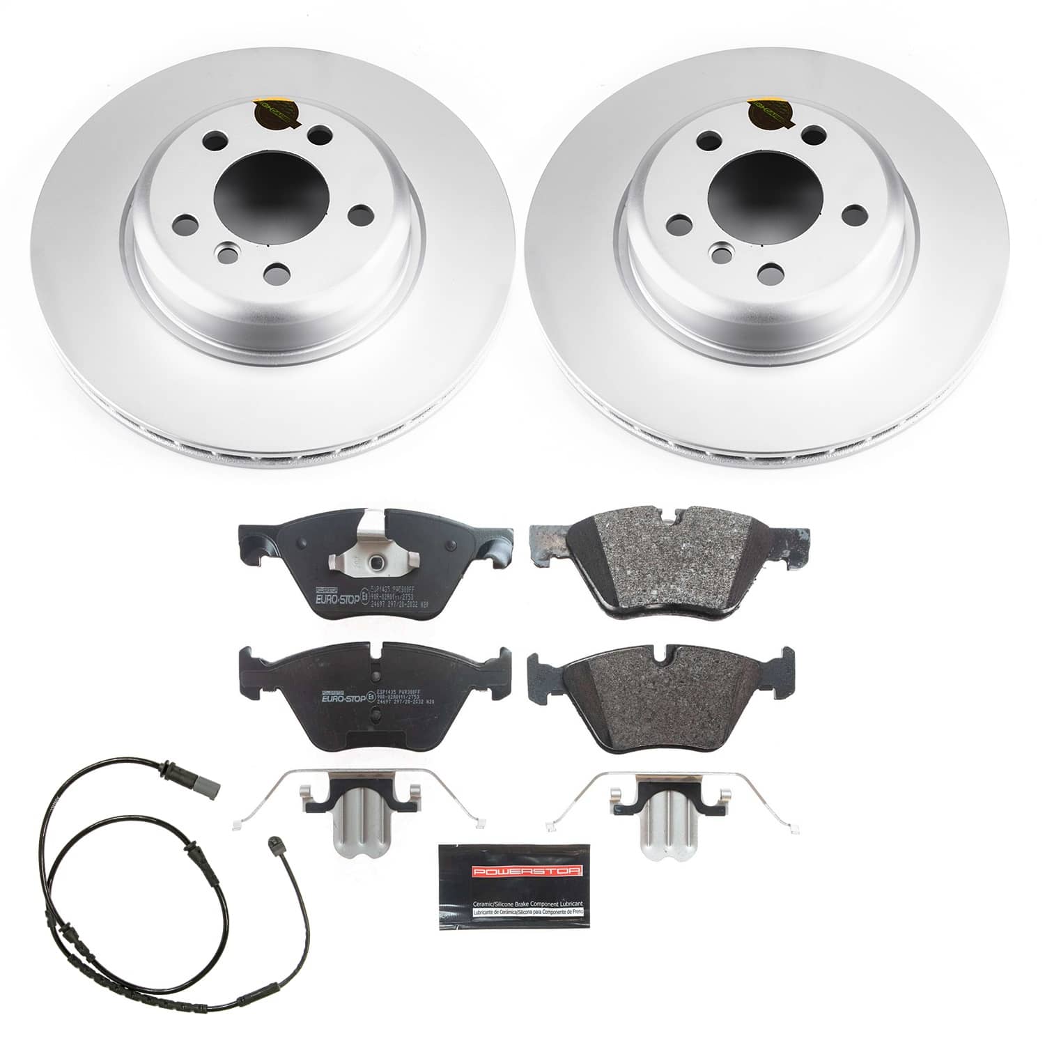 Power Stop - ESK6032 - Front - Disc Brake Pad and Rotor Kit