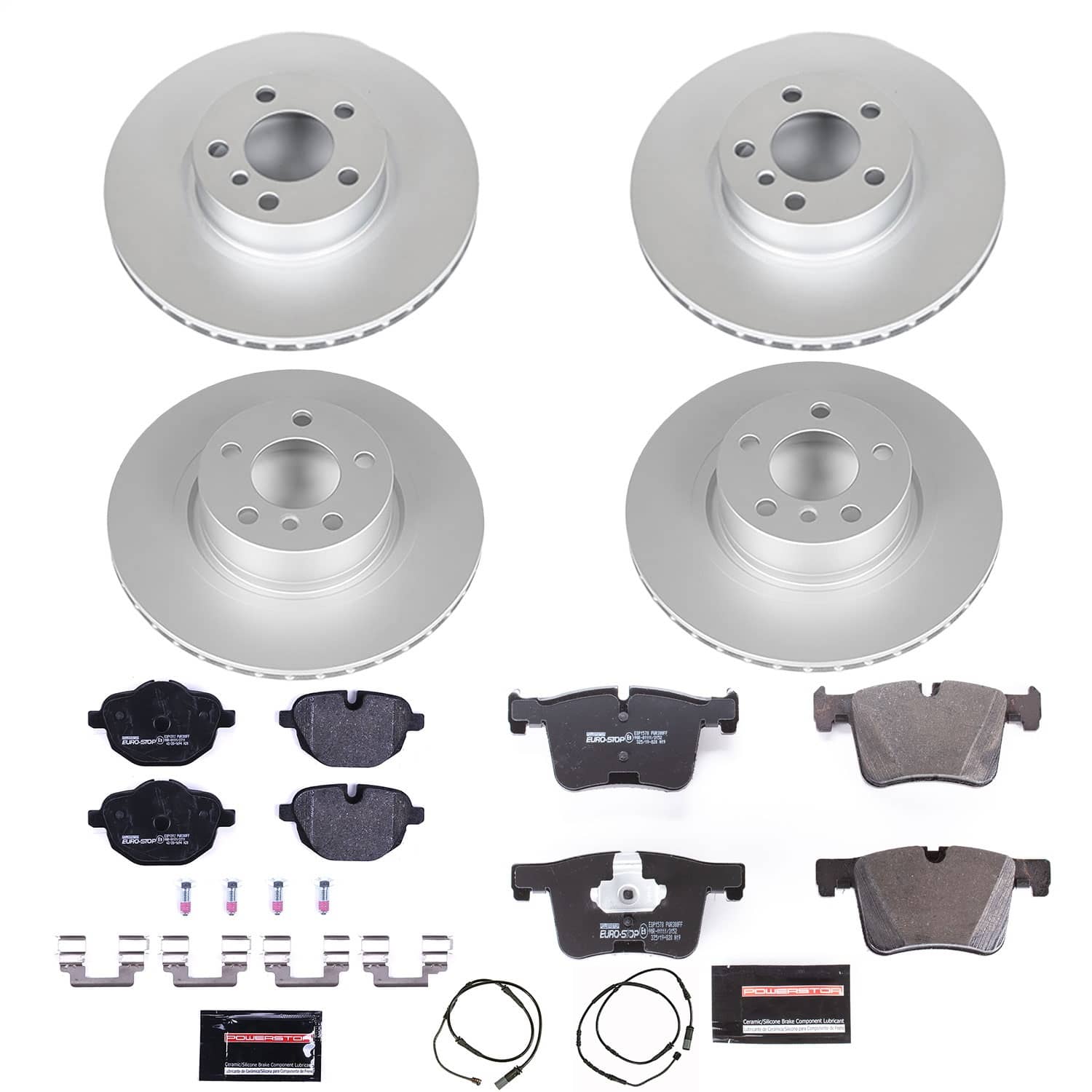 Power Stop - ESK6039 - Front and Rear - Disc Brake Pad and Rotor Kit