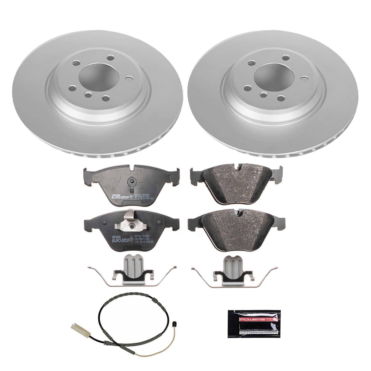Power Stop - ESK6058 - Front - Disc Brake Pad and Rotor Kit