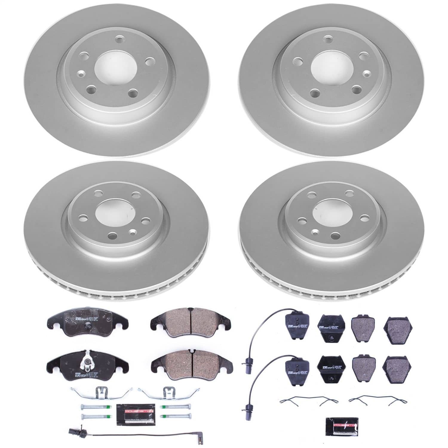 Power Stop - ESK6134 - Front and Rear - Disc Brake Pad and Rotor Kit
