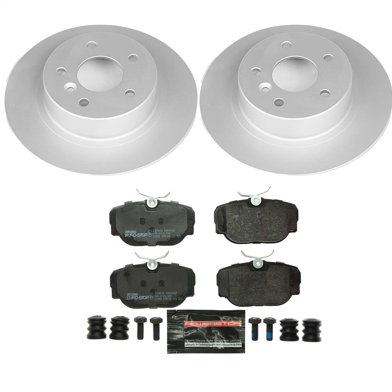 Power Stop - ESK6152 - Rear - Disc Brake Pad and Rotor Kit
