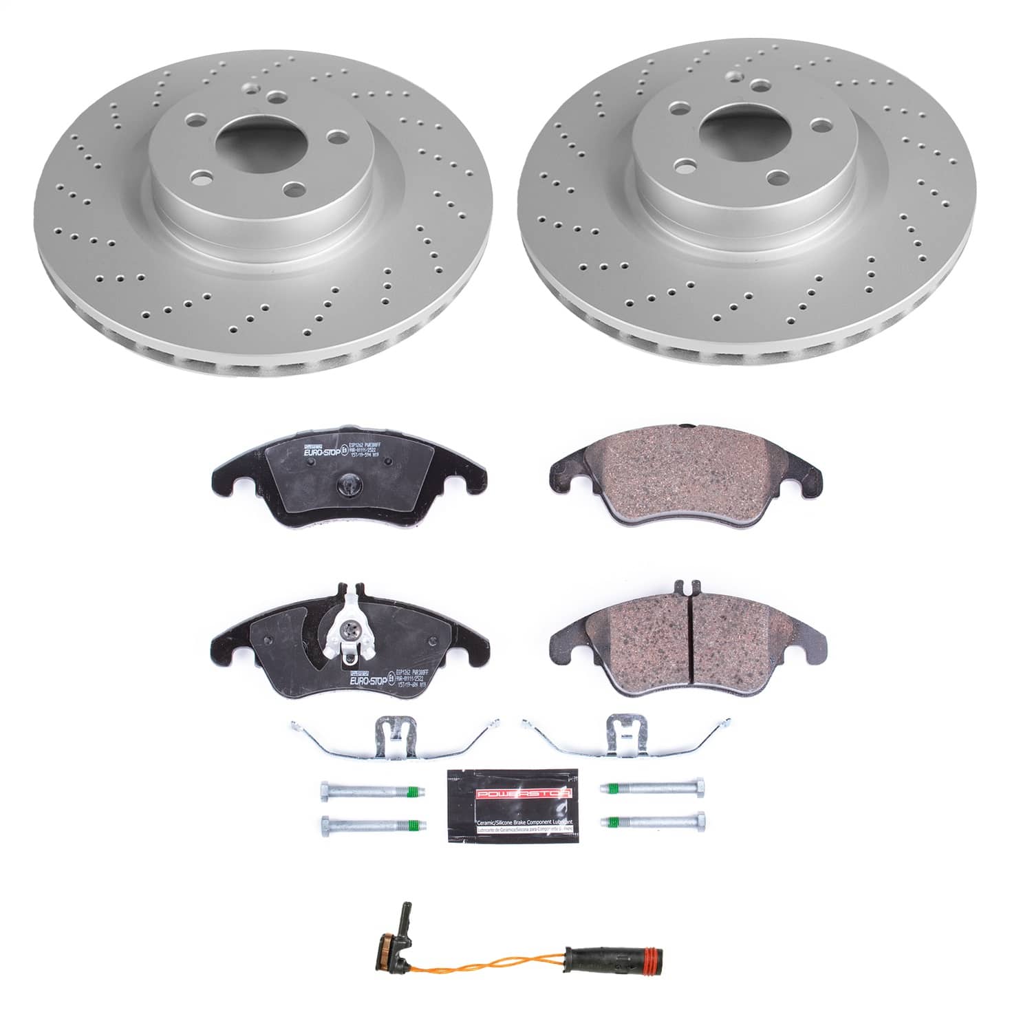 Power Stop - ESK6207 - Front - Disc Brake Pad and Rotor Kit