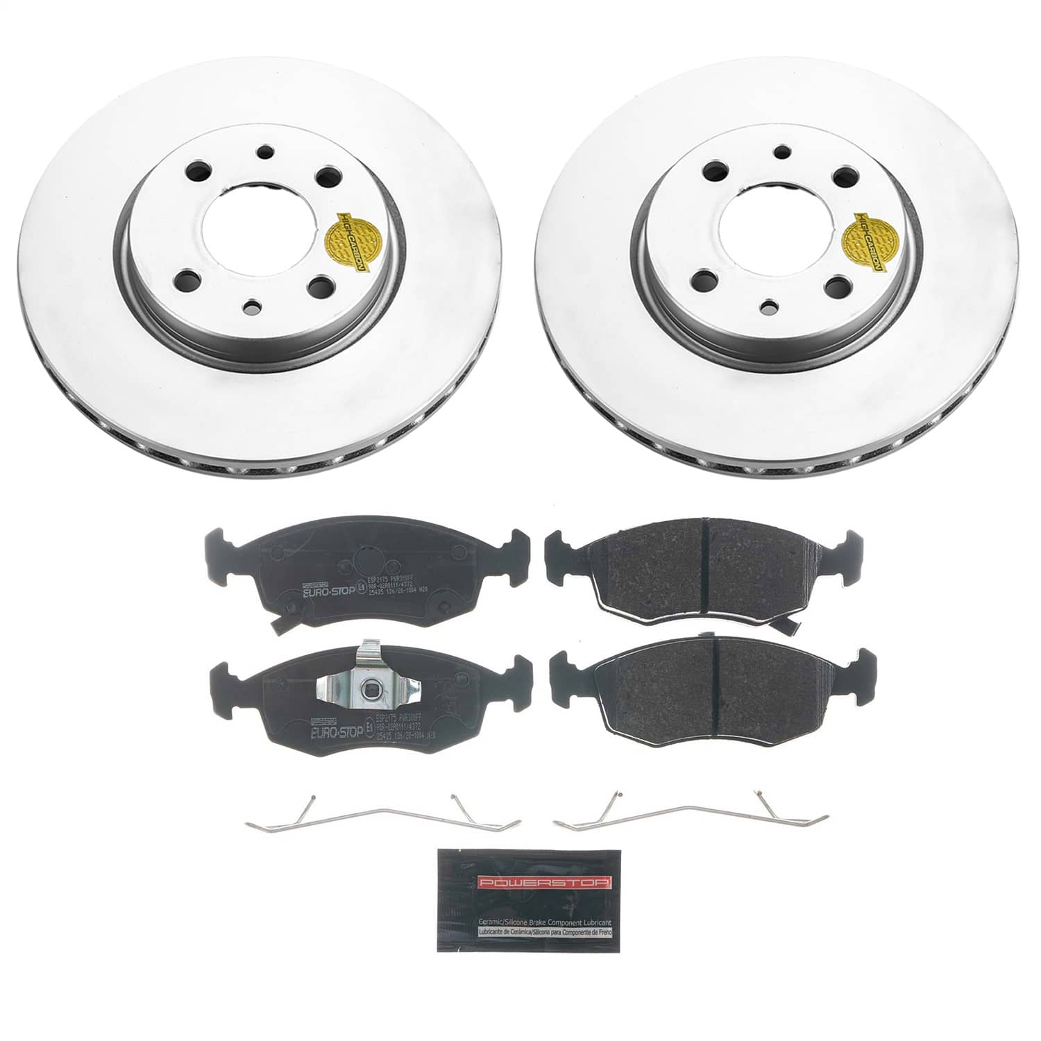 Power Stop - ESK6290 - Front - Disc Brake Pad and Rotor Kit
