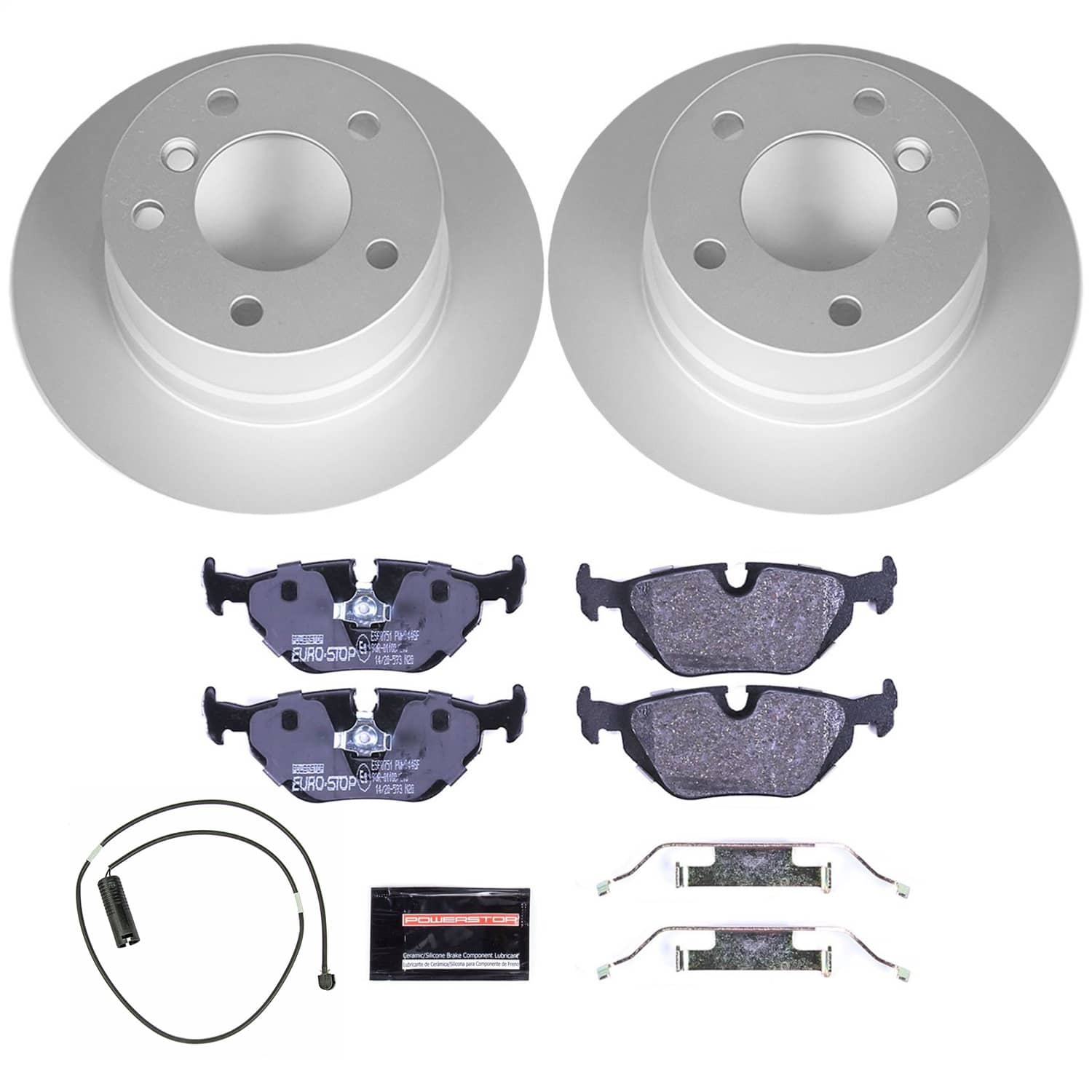 Power Stop - ESK633 - Rear - Disc Brake Pad and Rotor Kit