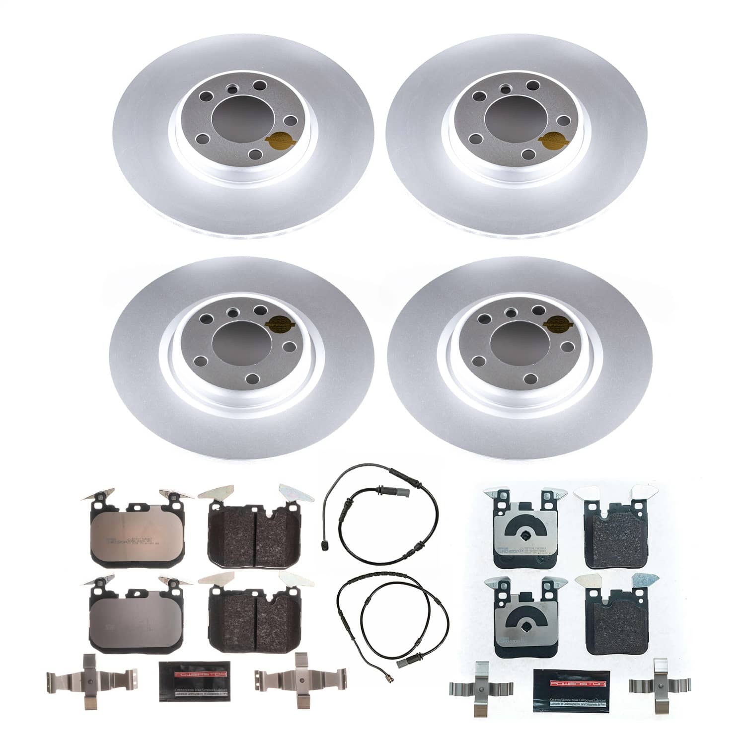 Power Stop - ESK6655 - Front and Rear - Disc Brake Pad and Rotor Kit