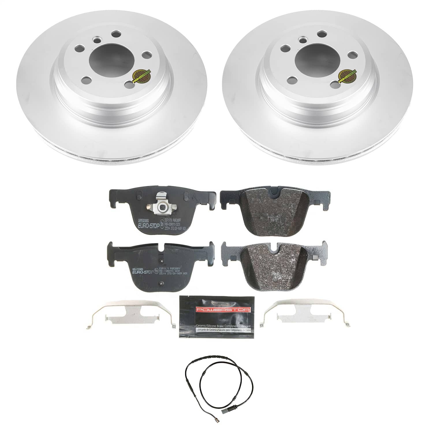 Power Stop - ESK6667 - Rear - Disc Brake Pad and Rotor Kit