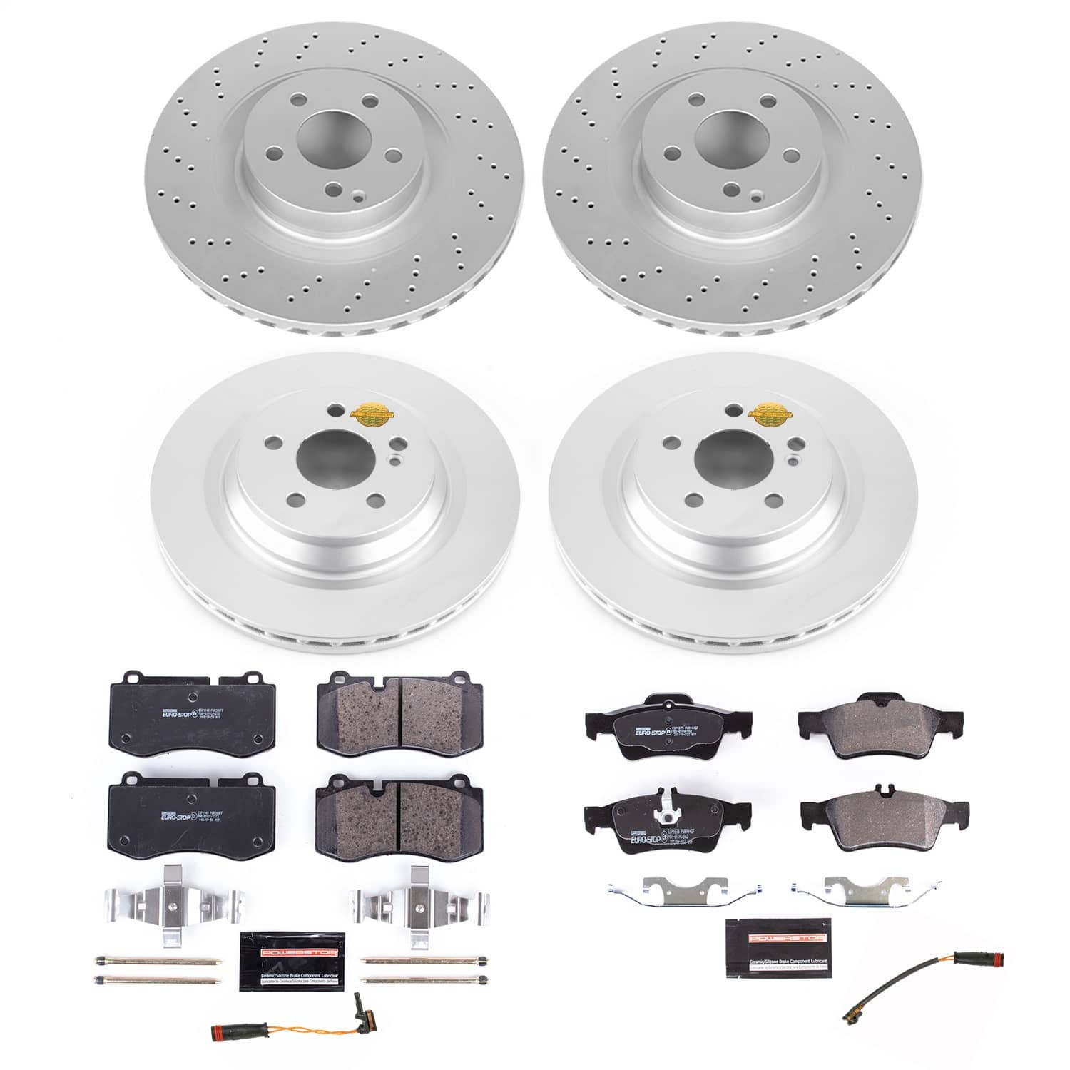 Power Stop - ESK6756 - Front and Rear - Disc Brake Pad and Rotor Kit