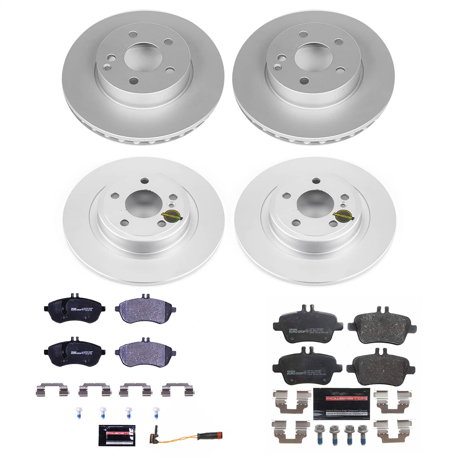 Power Stop - ESK6926 - Front and Rear - Disc Brake Pad and Rotor Kit