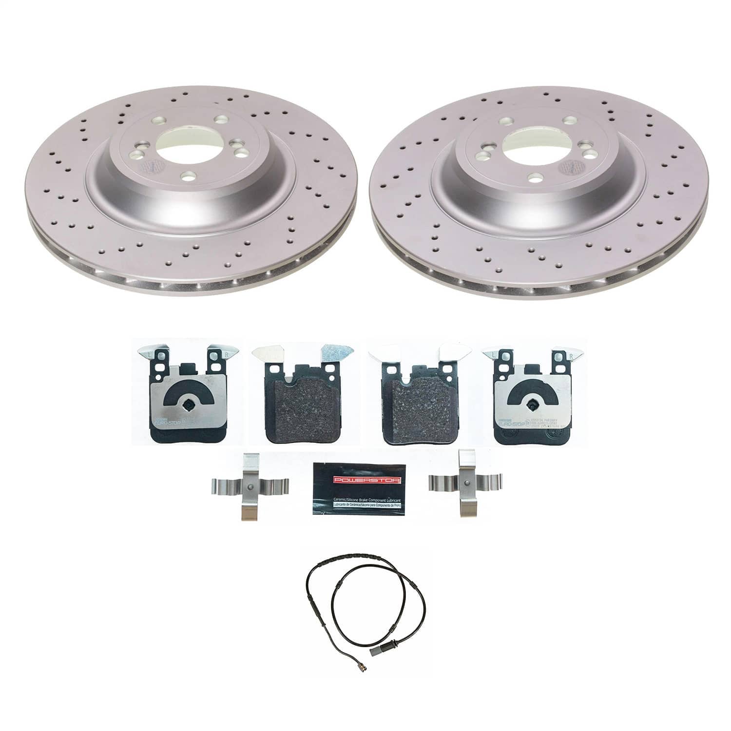 Power Stop - ESK7019 - Rear - Disc Brake Pad and Rotor Kit