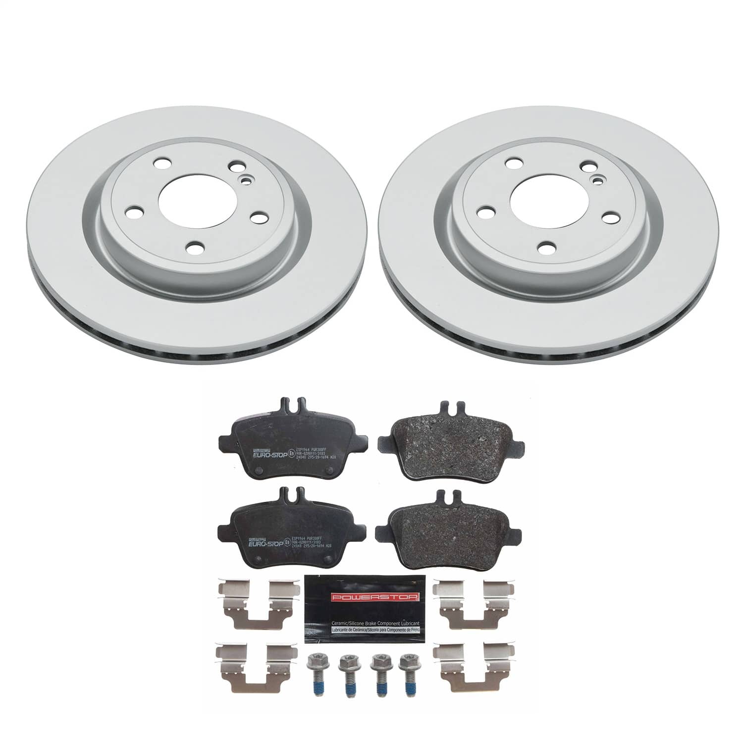Power Stop - ESK7378 - Rear - Disc Brake Pad and Rotor Kit
