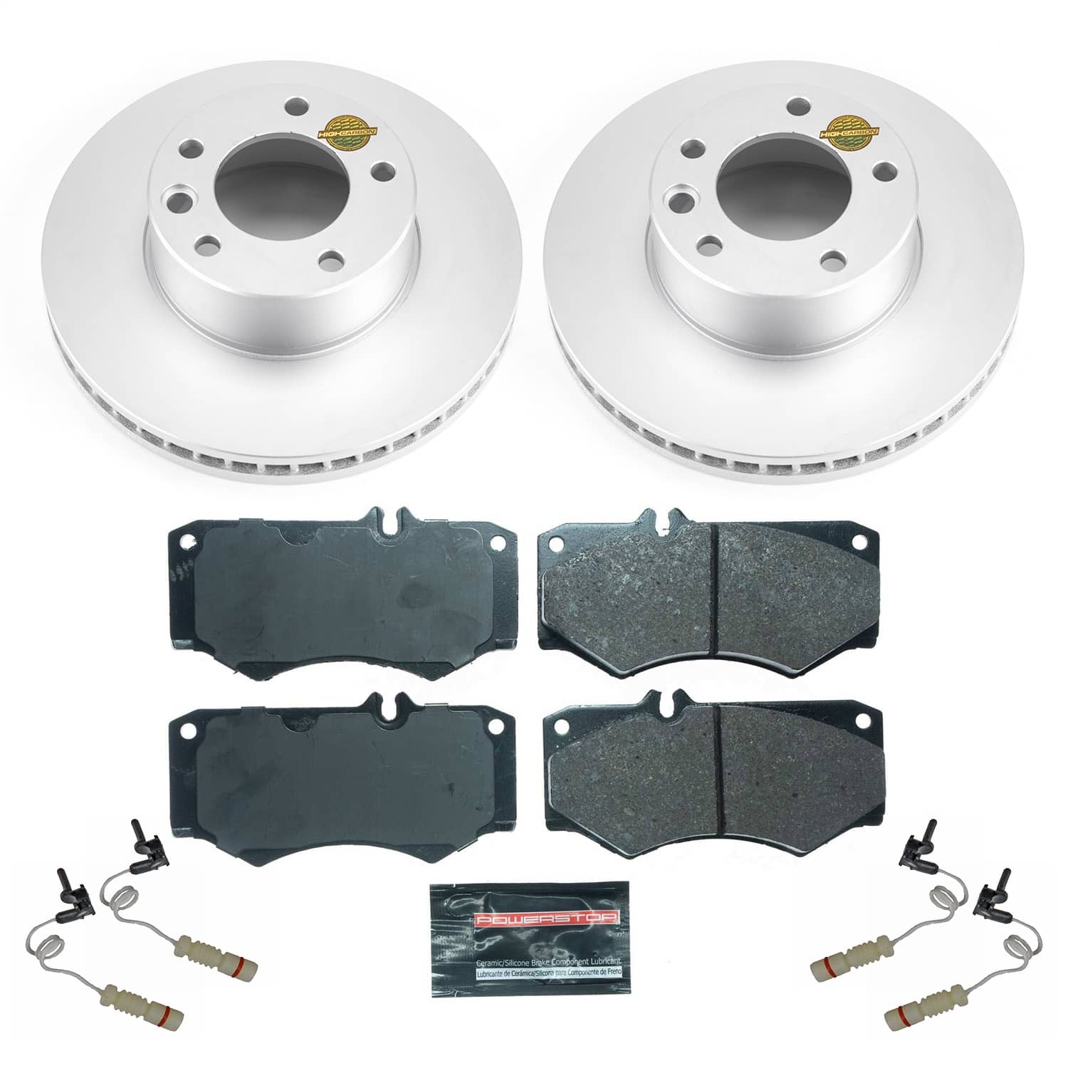 Power Stop - ESK7695 - Front - Disc Brake Pad and Rotor Kit