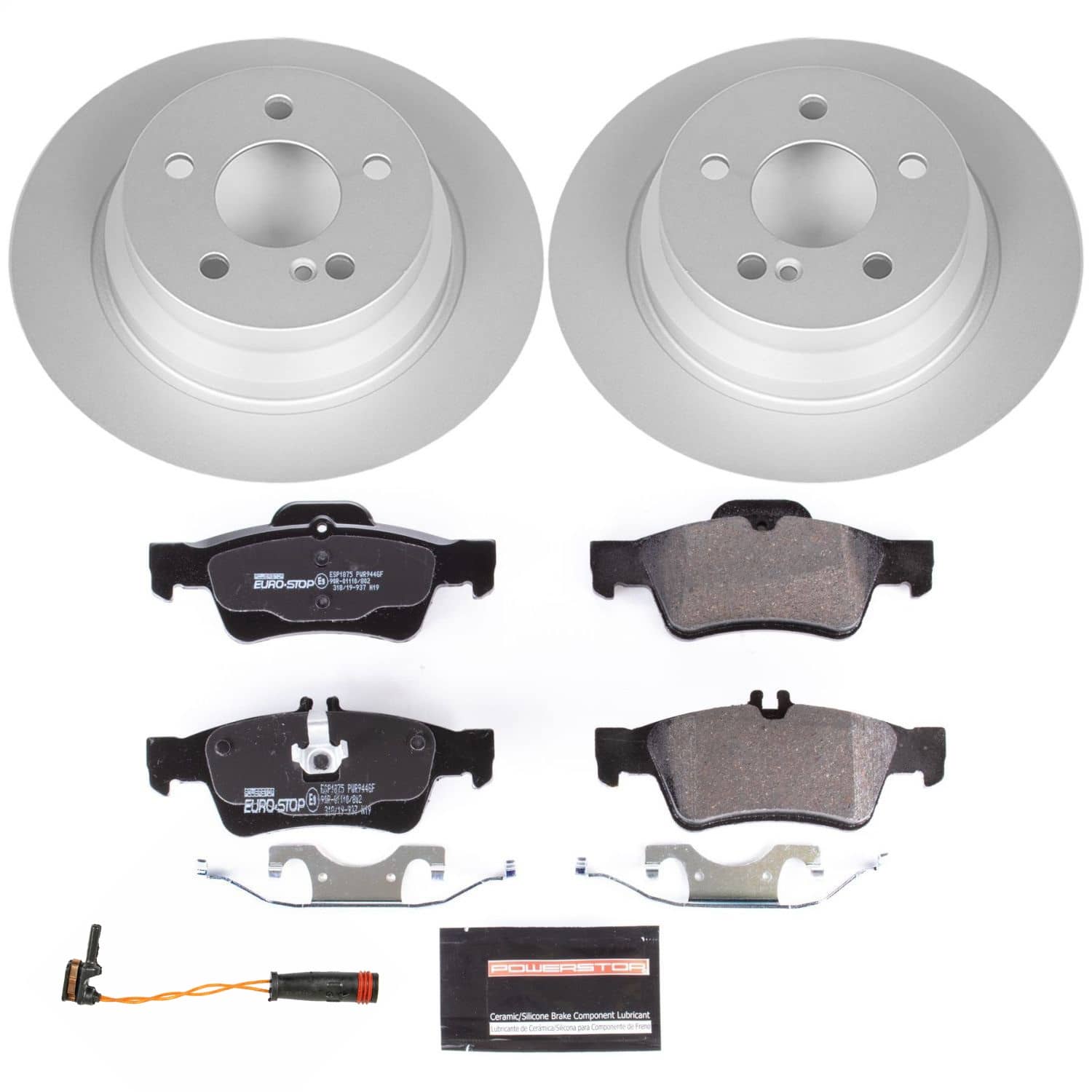 Power Stop - ESK7745 - Rear - Disc Brake Pad and Rotor Kit