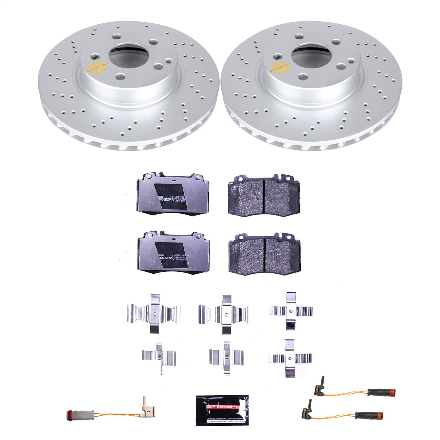 Power Stop - ESK7770 - Front - Disc Brake Pad and Rotor Kit