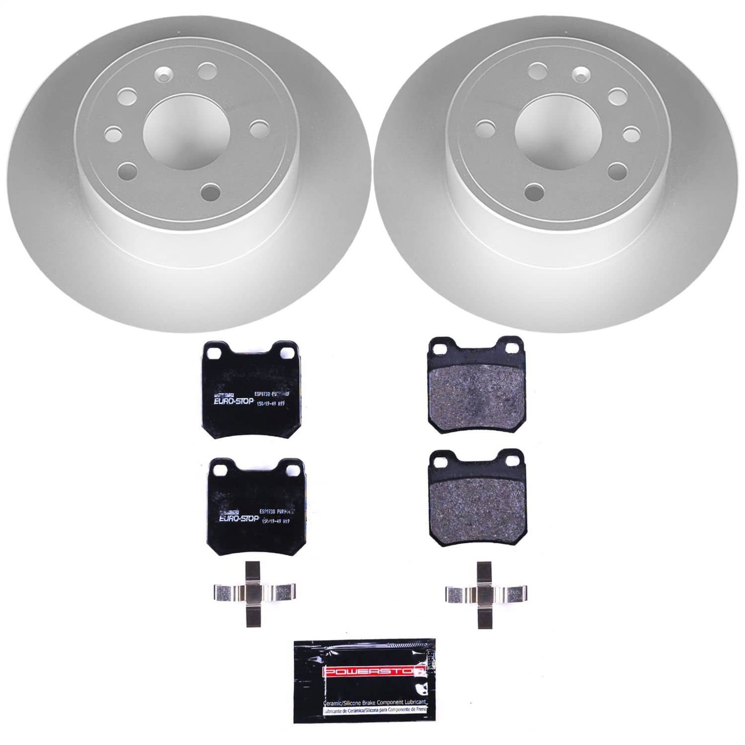 Power Stop - ESK831 - Rear - Disc Brake Pad and Rotor Kit