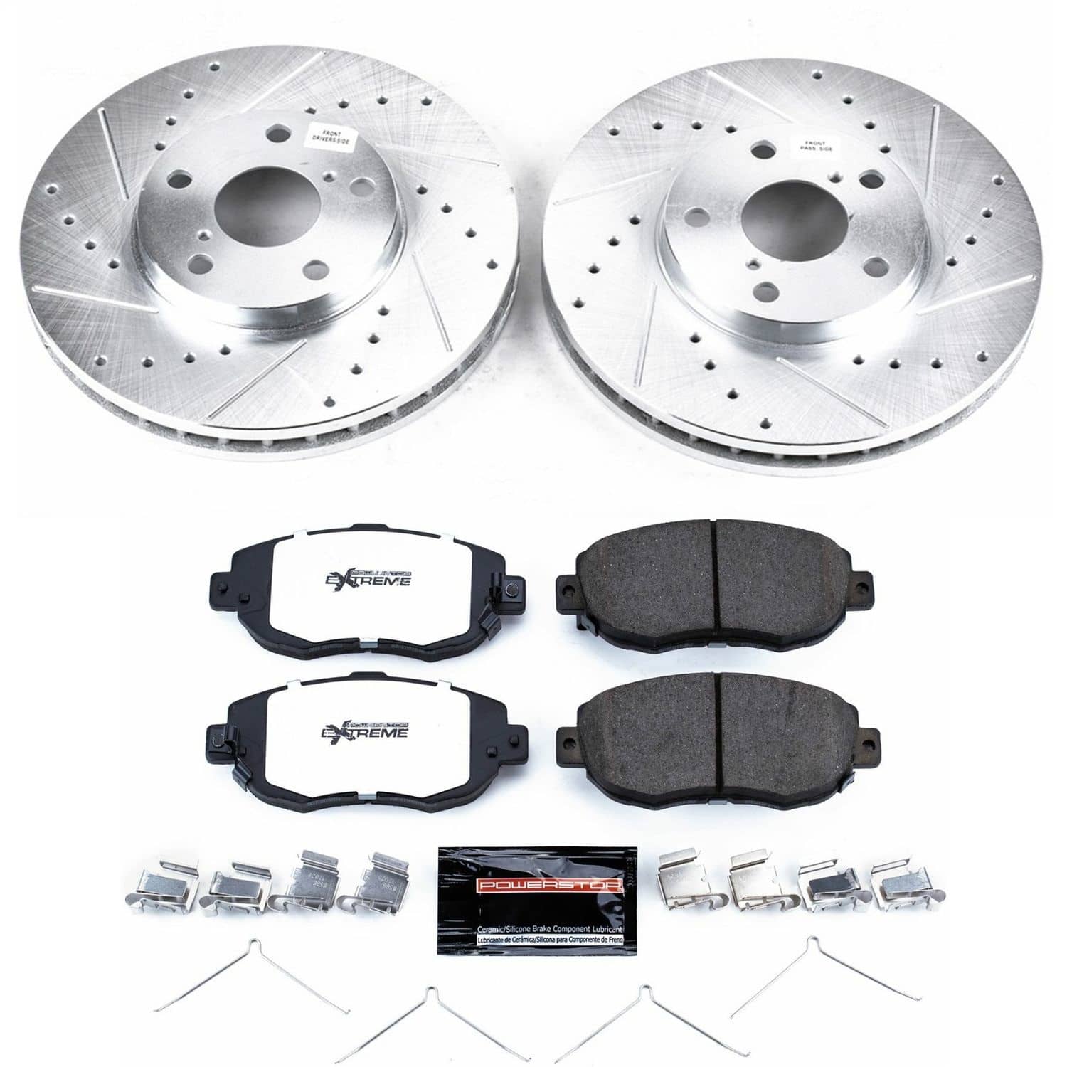 Power Stop - K1077-26 - Front - Disc Brake Pad and Rotor Kit