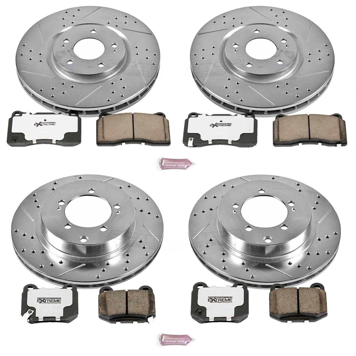 Power Stop - K108-26 - Front and Rear - Disc Brake Pad and Rotor Kit