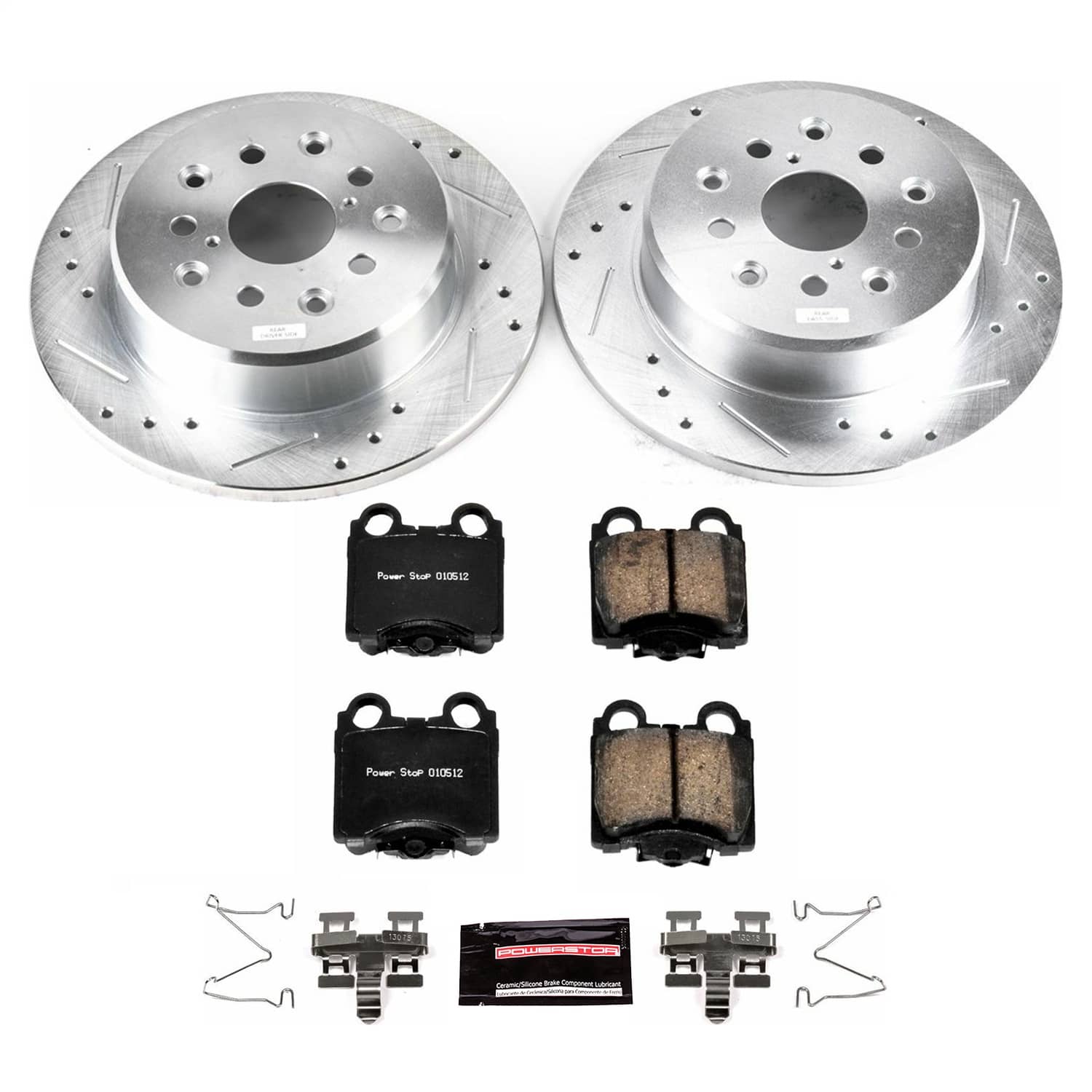 Power Stop - K1149 - Rear - Disc Brake Pad and Rotor Kit