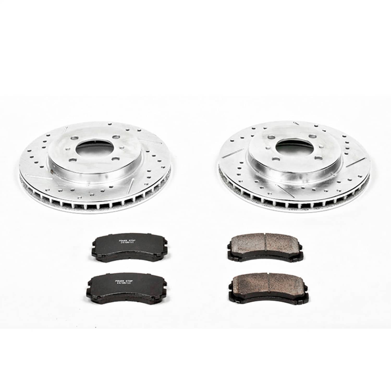 Power Stop - K1215 - Front - Disc Brake Pad and Rotor Kit