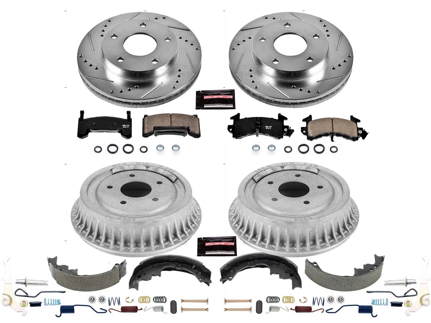 Power Stop - K15053DK - Complete Vehicle Disc/Drum Brake Kit