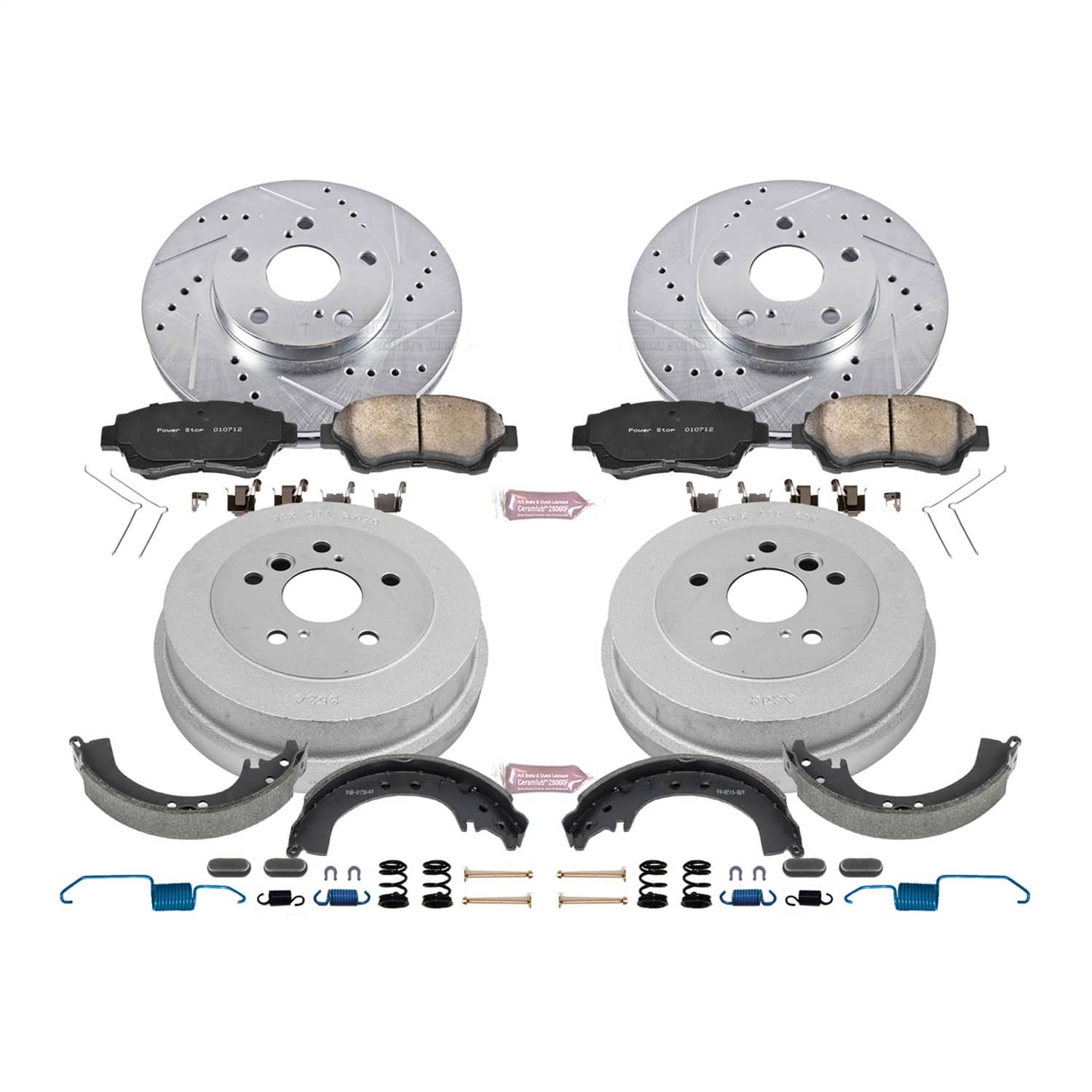 Power Stop - K15060DK - Complete Vehicle Disc/Drum Brake Kit