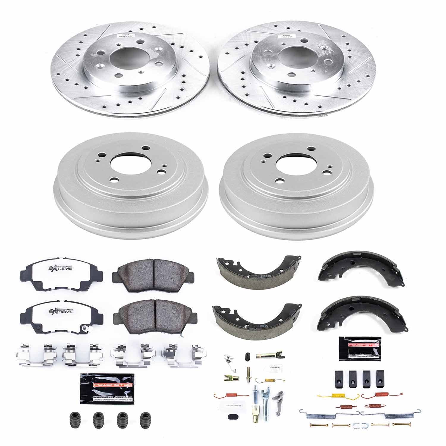 Power Stop - K15088DK-26 - Complete Vehicle Disc/Drum Brake Kit