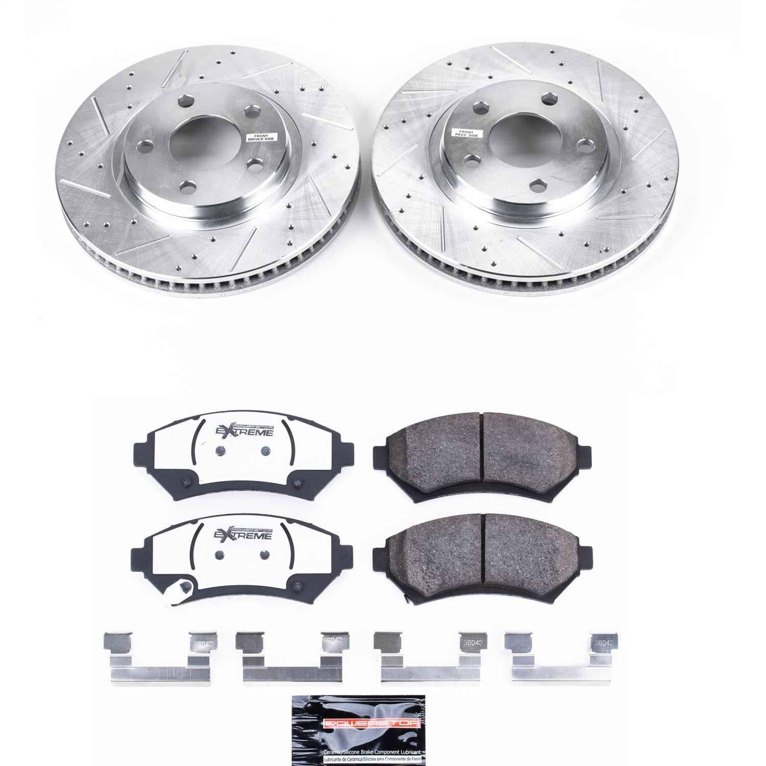 Power Stop - K1542-26 - Front - Disc Brake Pad and Rotor Kit