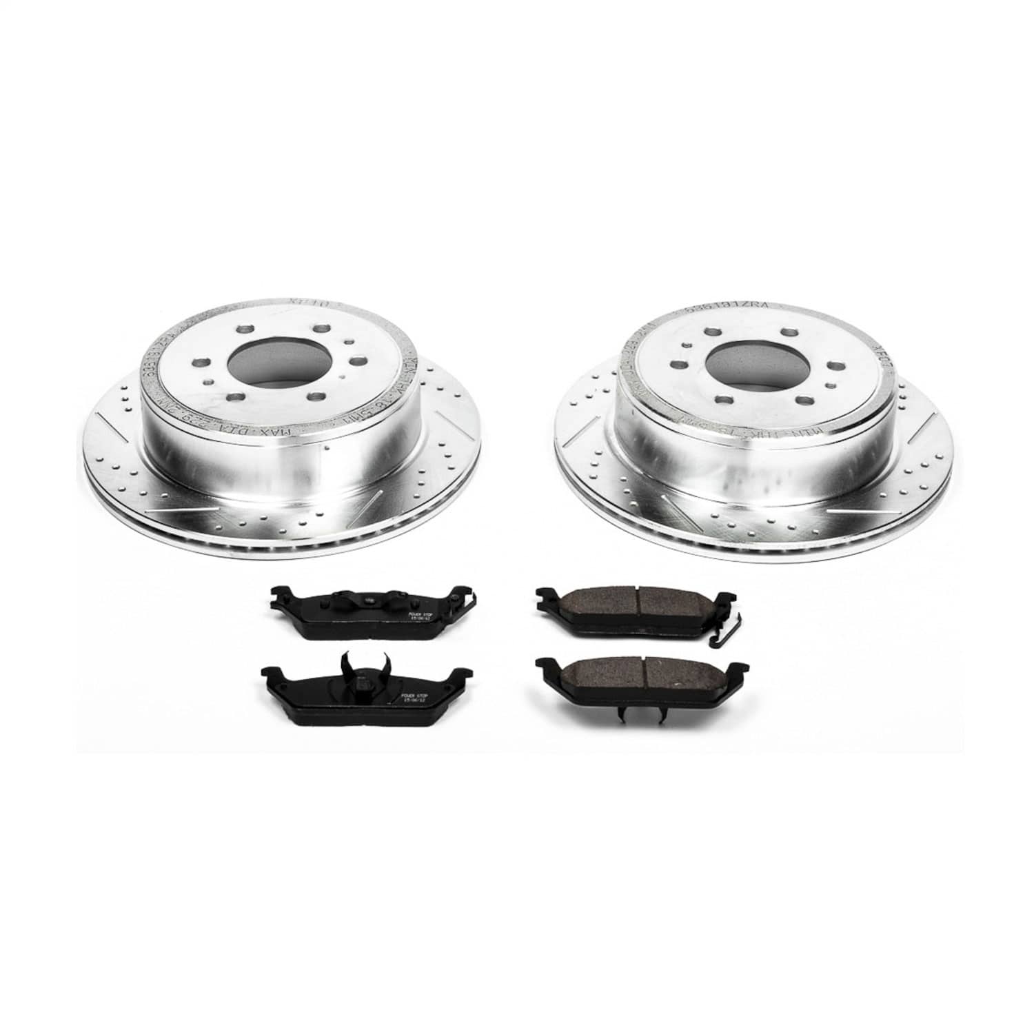 Power Stop - K1950 - Rear - Disc Brake Pad and Rotor Kit