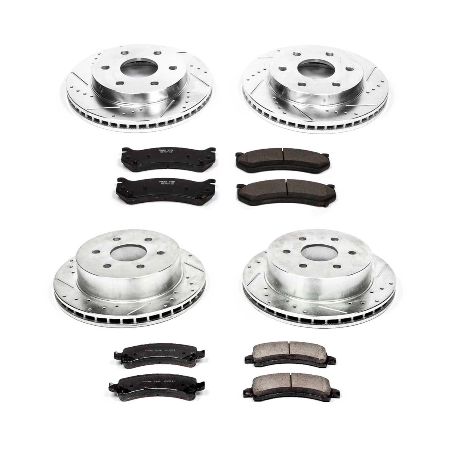 Power Stop - K2017 - Front and Rear - Disc Brake Pad and Rotor Kit
