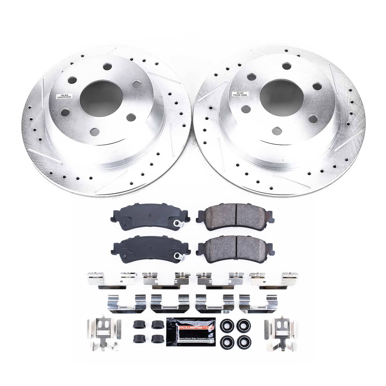 Power Stop - K2018 - Rear - Disc Brake Pad and Rotor Kit