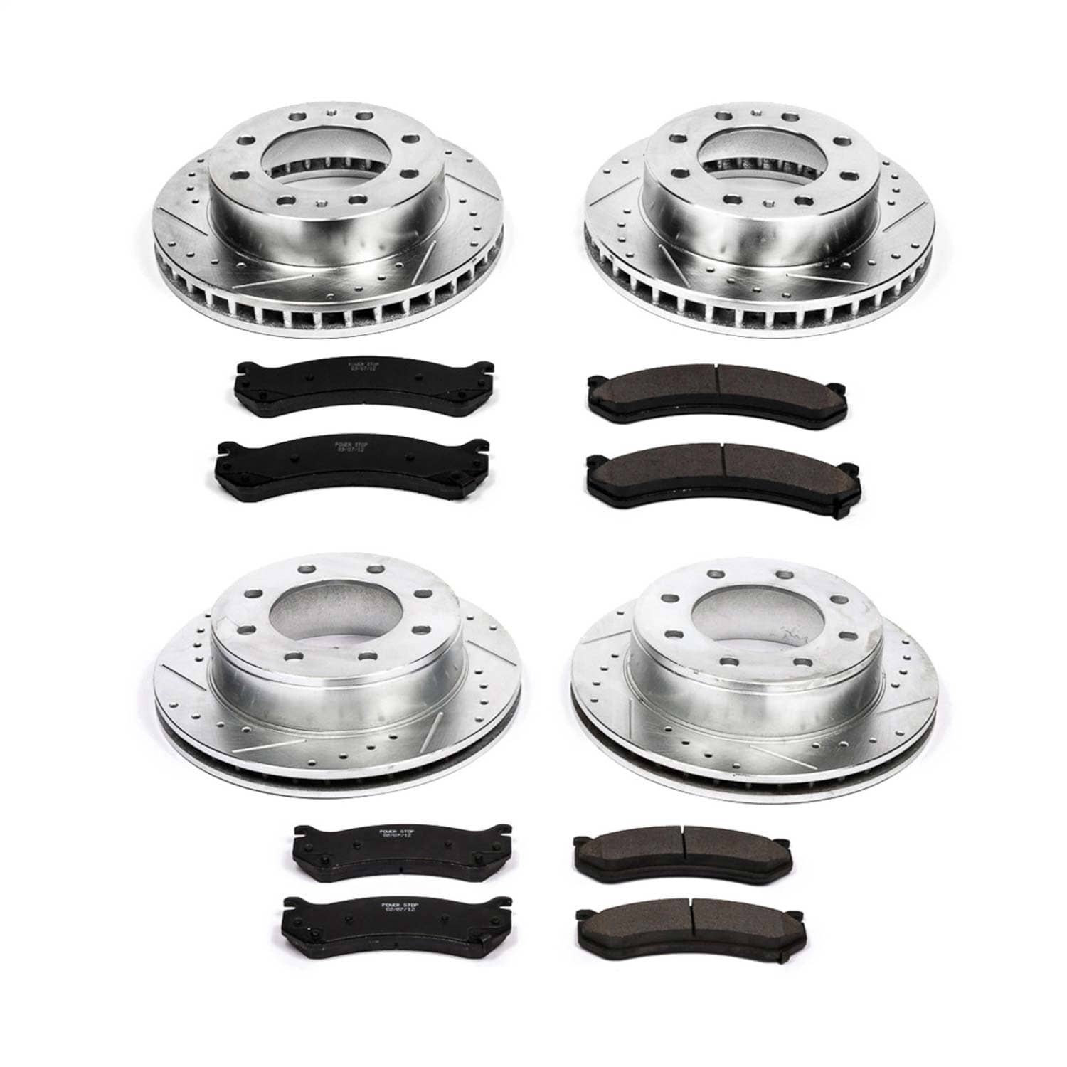 Power Stop - K2023 - Front and Rear - Disc Brake Pad and Rotor Kit