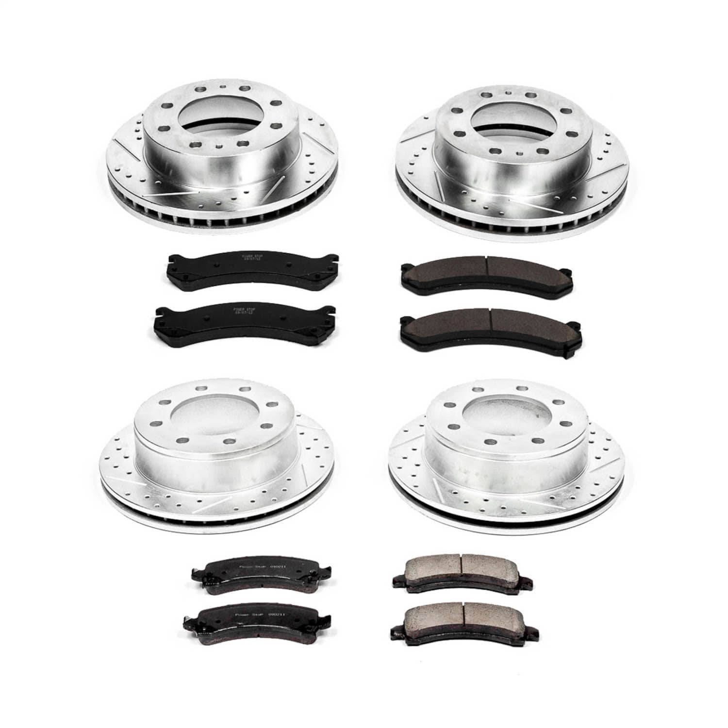 Power Stop - K2074 - Front and Rear - Disc Brake Pad and Rotor Kit