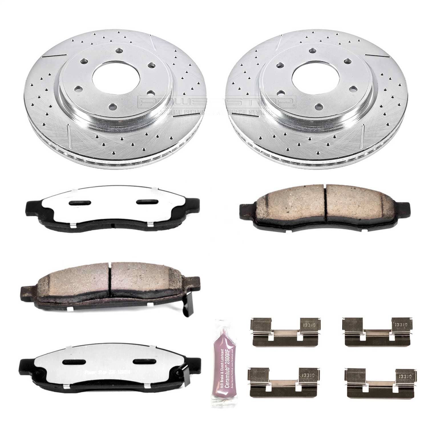 Power Stop - K211-36 - Front - Disc Brake Pad and Rotor Kit