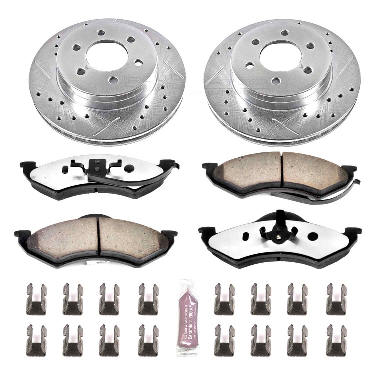 Power Stop - K2138-36 - Front - Disc Brake Pad and Rotor Kit