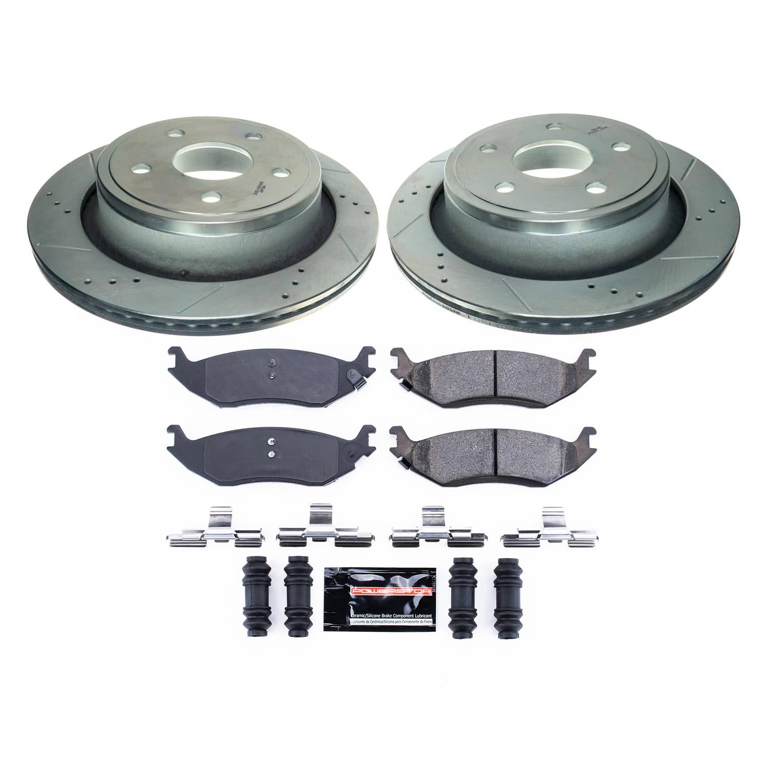 Power Stop - K2172 - Rear - Disc Brake Pad and Rotor Kit