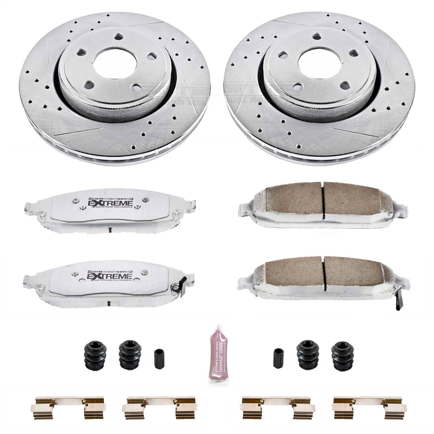 Power Stop - K2219-26 - Front - Disc Brake Pad and Rotor Kit