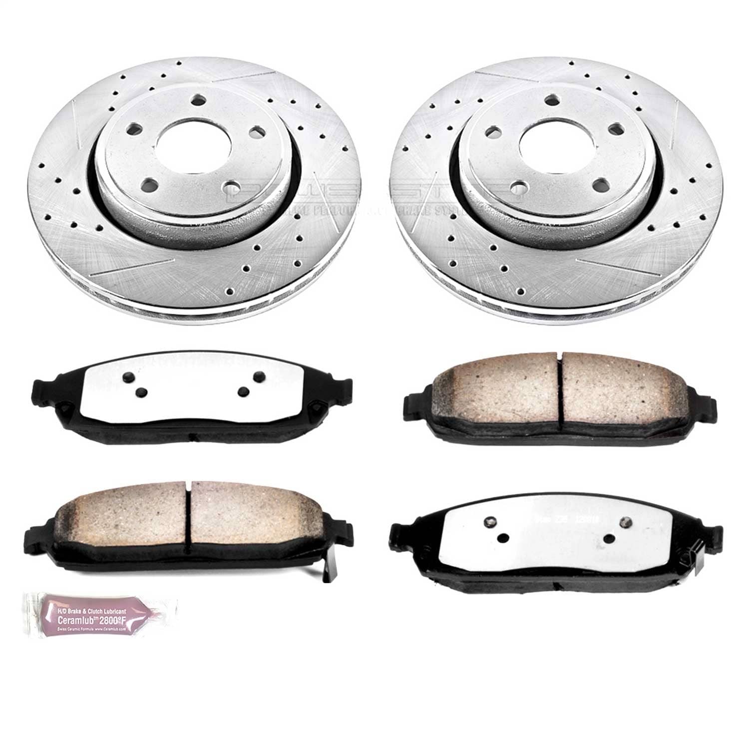 Power Stop - K2219-36 - Front - Disc Brake Pad and Rotor Kit