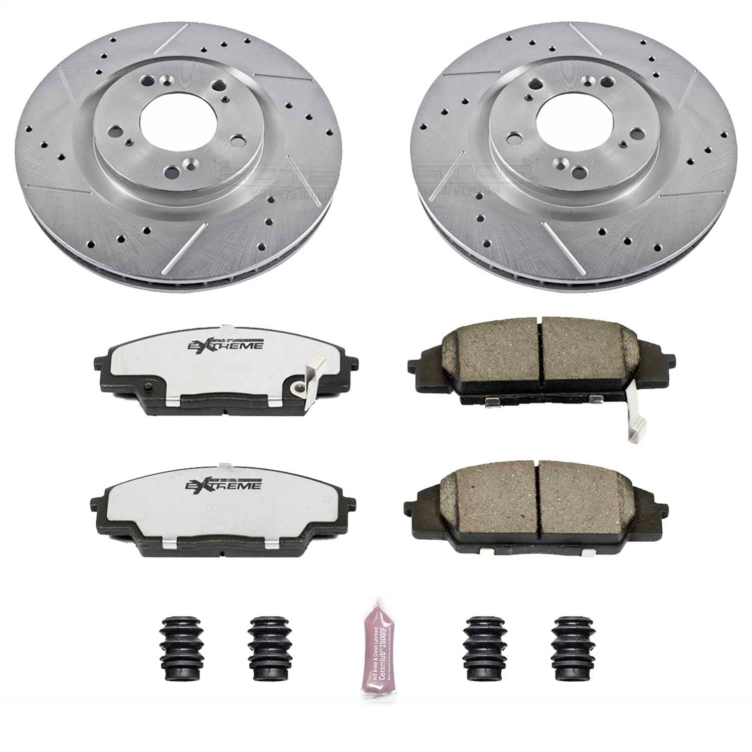 Power Stop - K2276-26 - Front - Disc Brake Pad and Rotor Kit