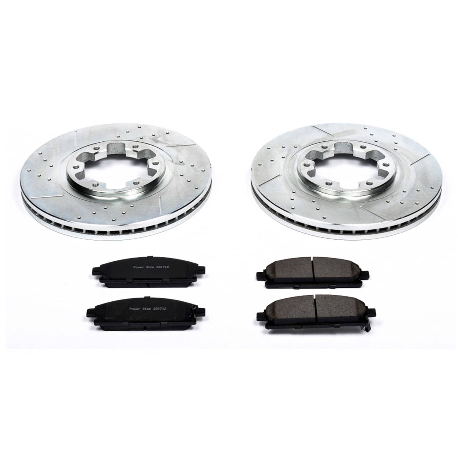 Power Stop - K2279 - Front - Disc Brake Pad and Rotor Kit