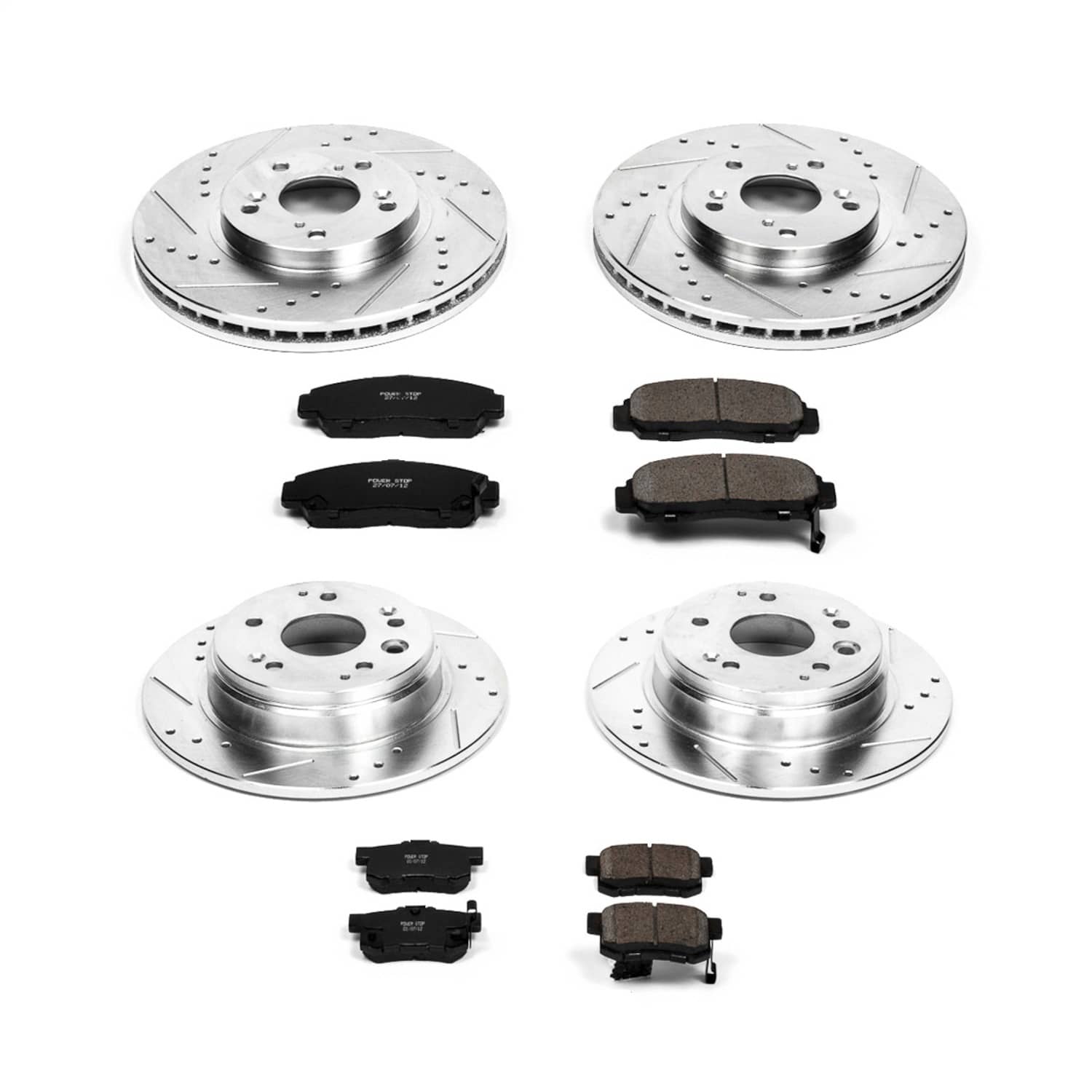 Power Stop - K2295 - Front and Rear - Disc Brake Pad and Rotor Kit