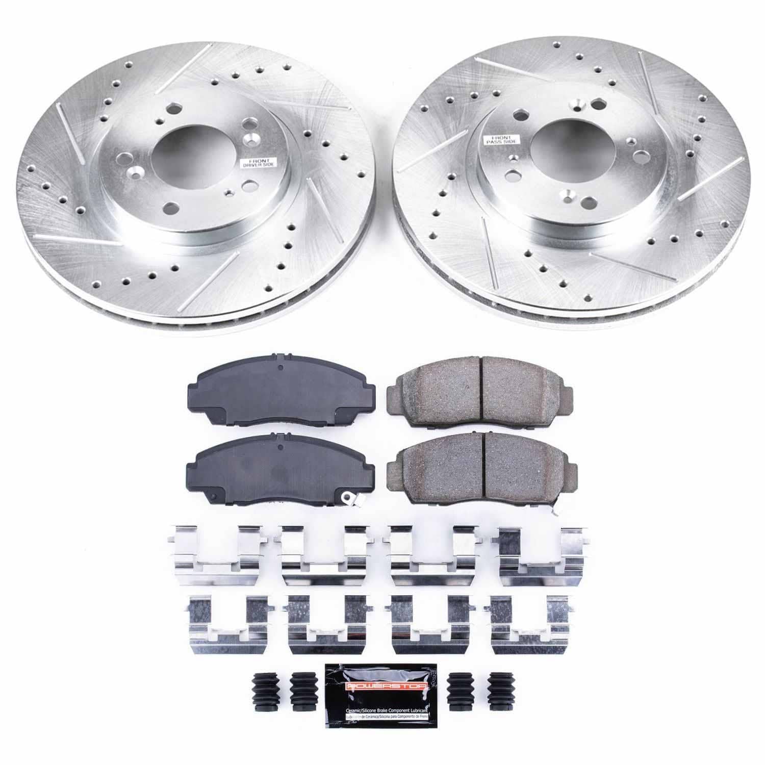 Power Stop - K2309 - Front - Disc Brake Pad and Rotor Kit